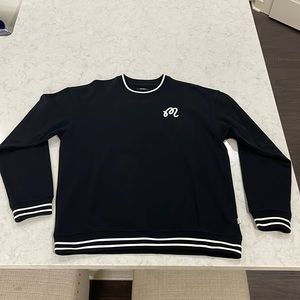 EUC Malbon “M” script crewneck color is black size XXL